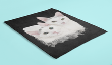 Load image into Gallery viewer, Gin+Tonic Watercolor Portrait Throw Blanket
